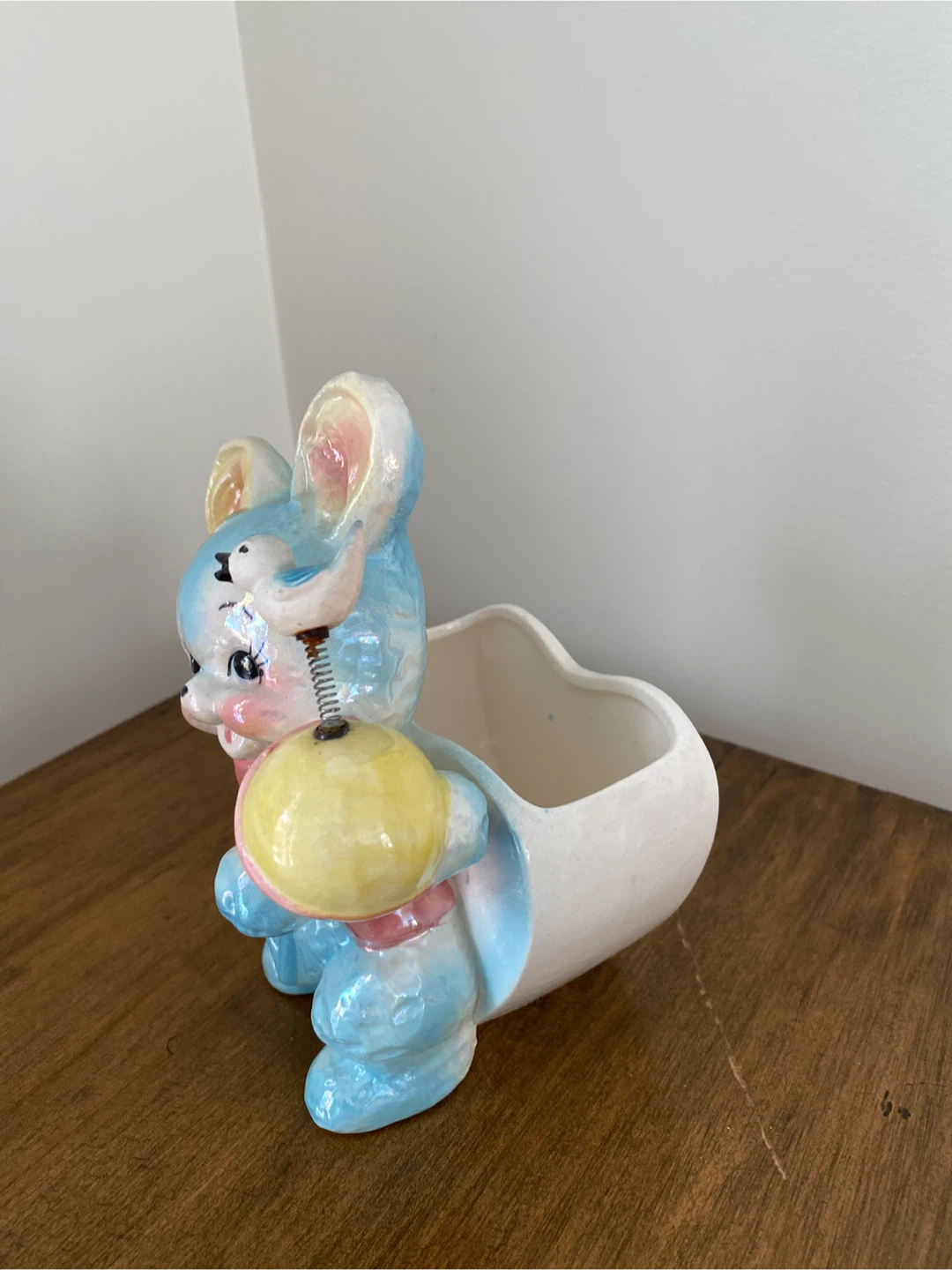 Vintage Ceramic Baby Planter - photo 3