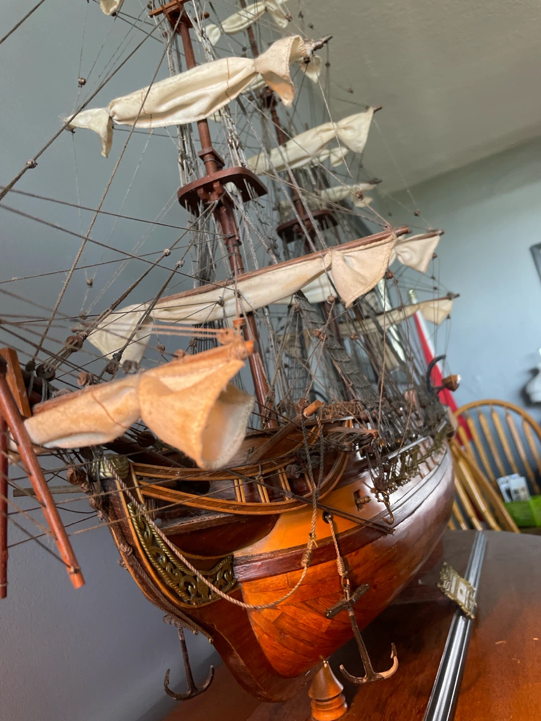 USS Constitution Ship Model - photo 4