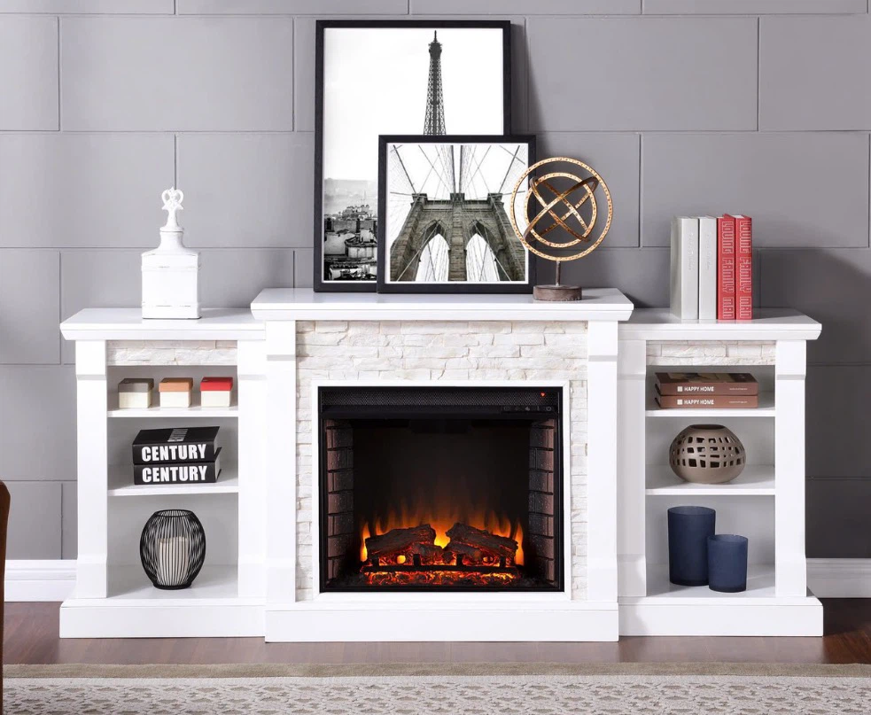 Southern Enterprises Brently Electric Fireplace Mantel