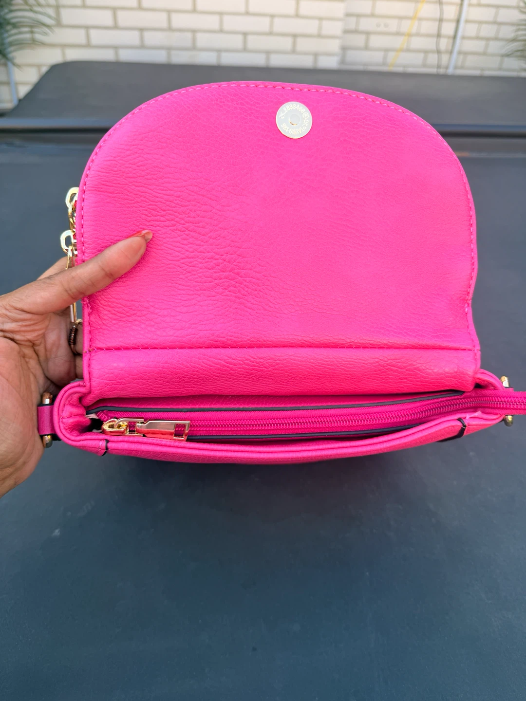 Poppy & Peonies Pink Crossbody Bag - photo 4