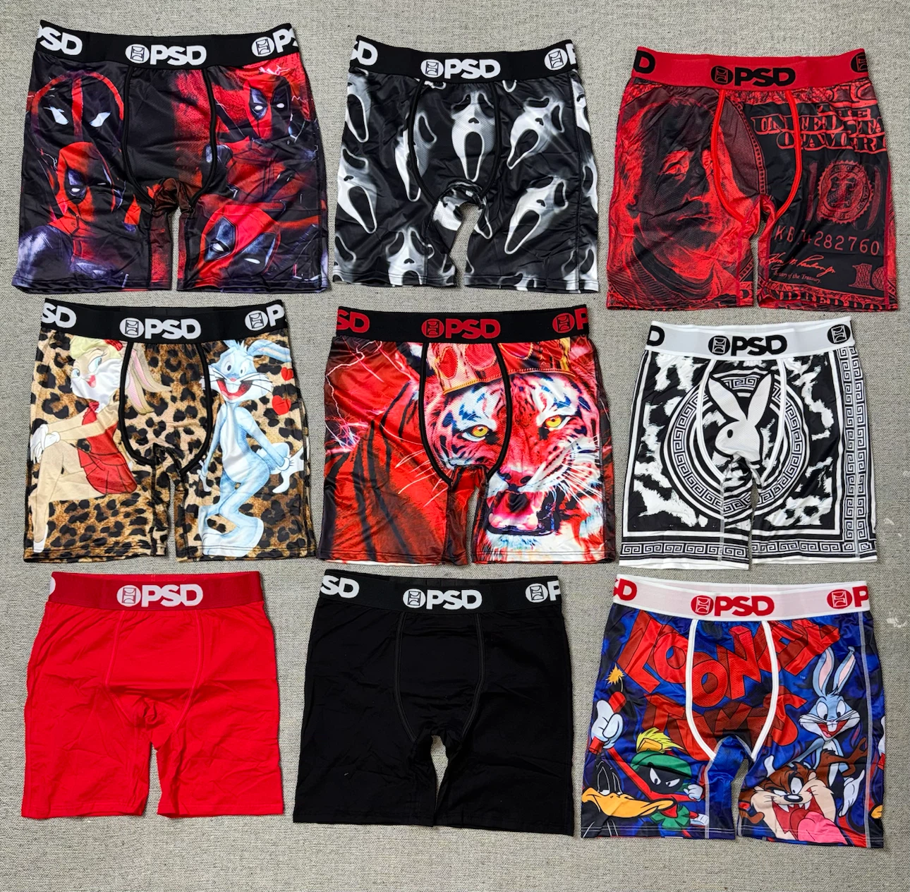 PSD Men's Boxer Briefs Collection