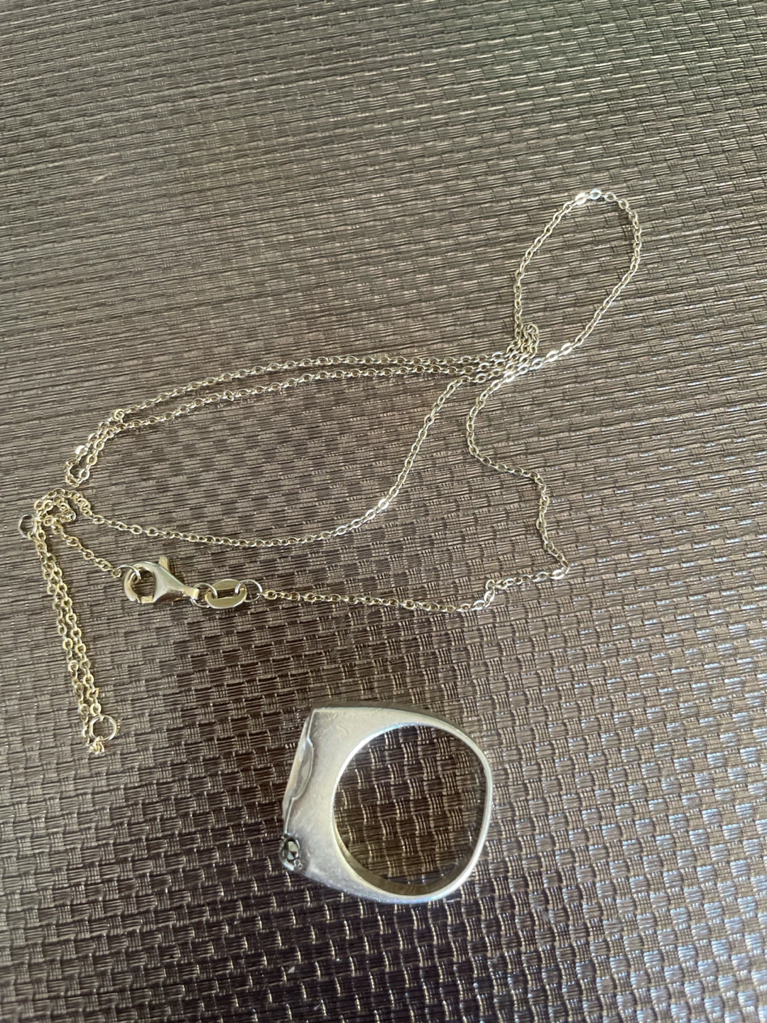 Sterling Silver Ring and Necklace - photo 2