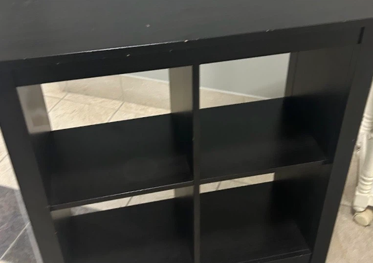 IKEA Kallax 4-Cube Shelf Unit Black