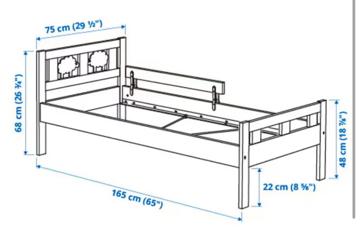 IKEA KRITTER junior bed and mattress - photo 3