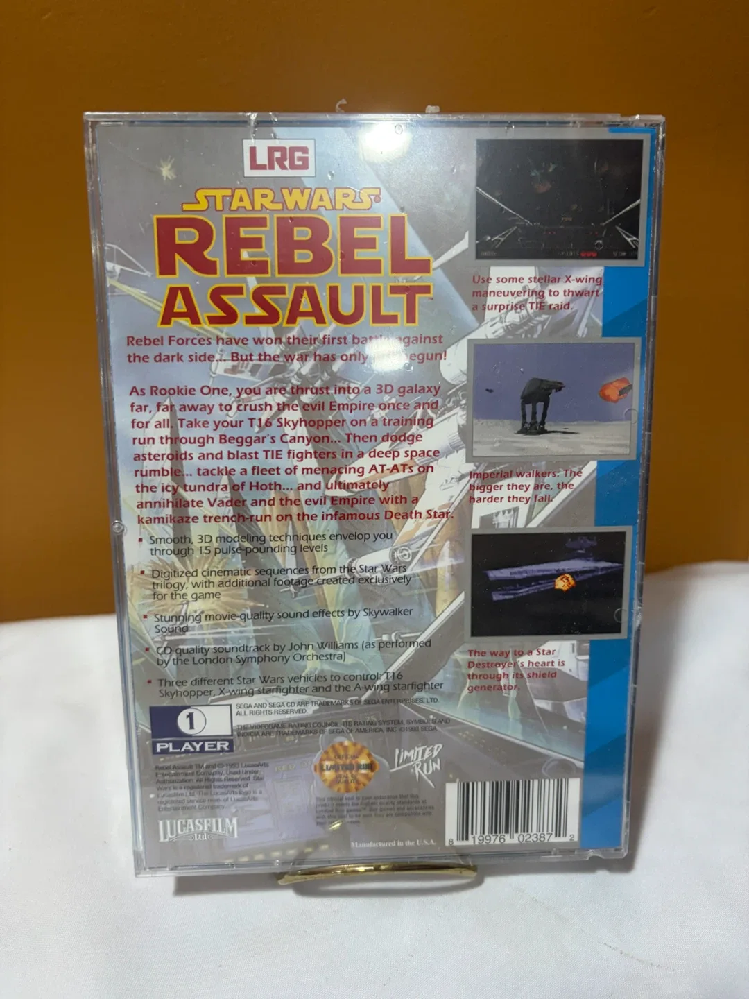 Star Wars: Rebel Assault - Sega CD - New - LRG - photo 2