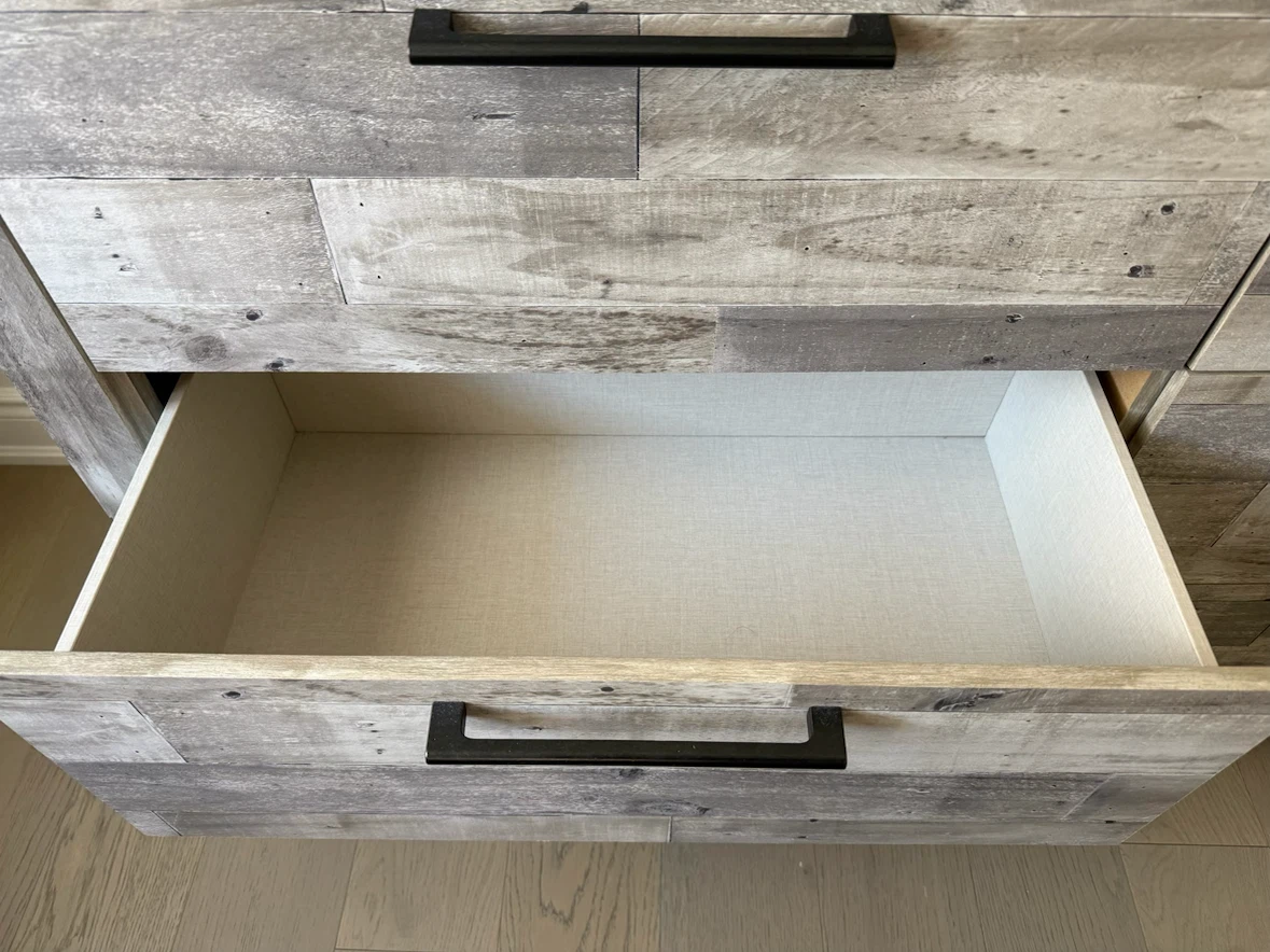 Rustic Wood-Finish 6-Drawer Dresser - photo 3