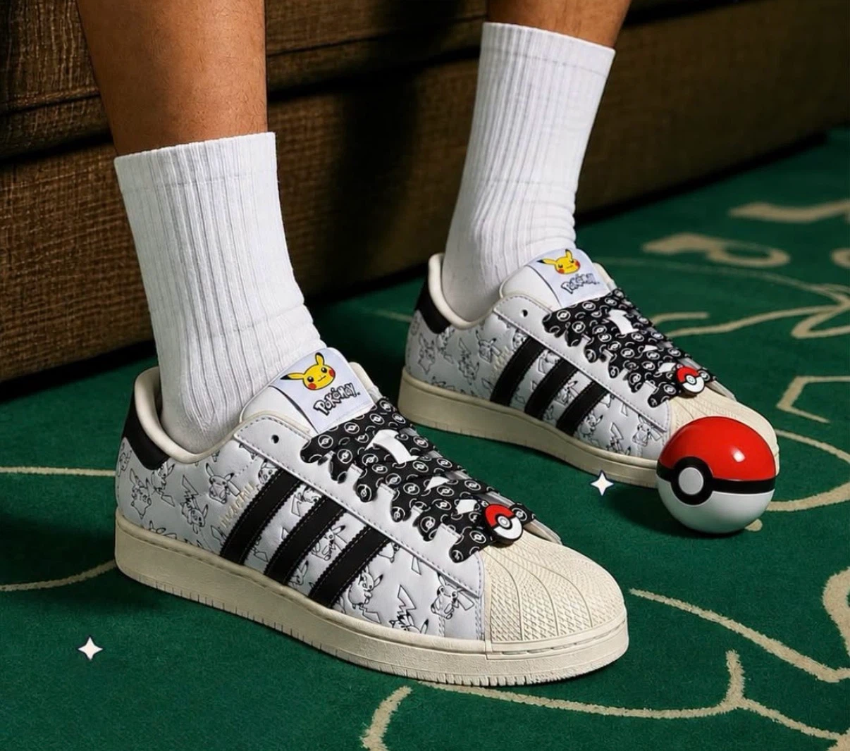 Adidas Superstar Pikachu Sneakers 10 - photo 4