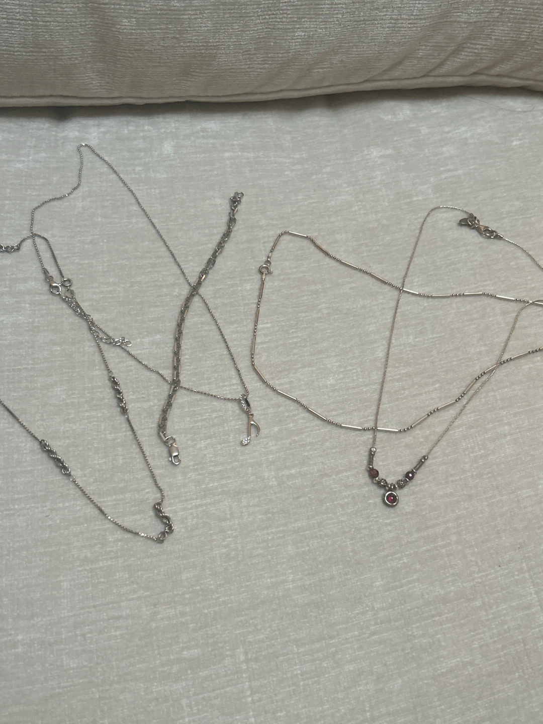 Sterling silver necklaces bracelet