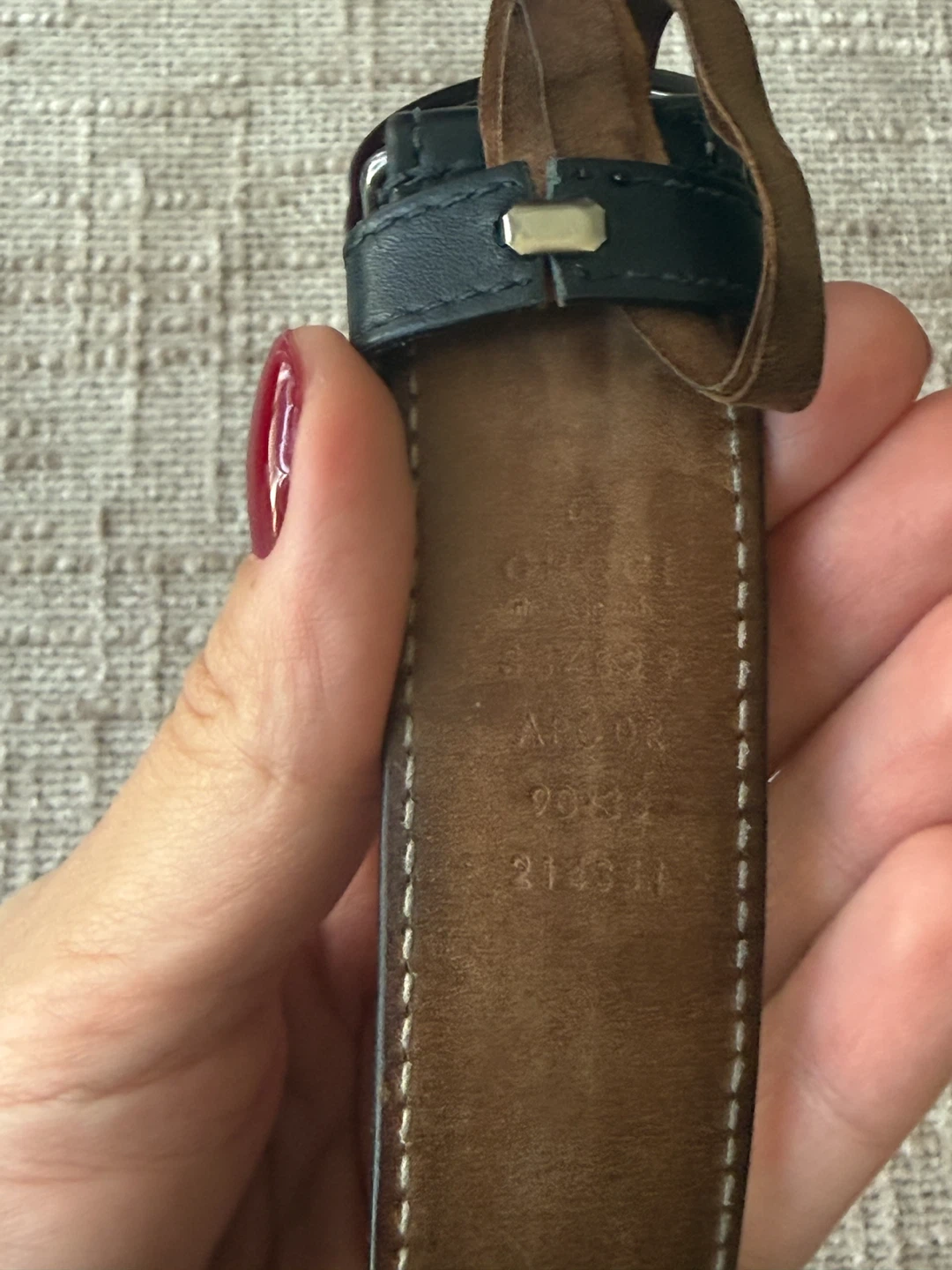 Authentic Gucci Interlocking G Leather Belt made in Italy - photo 3