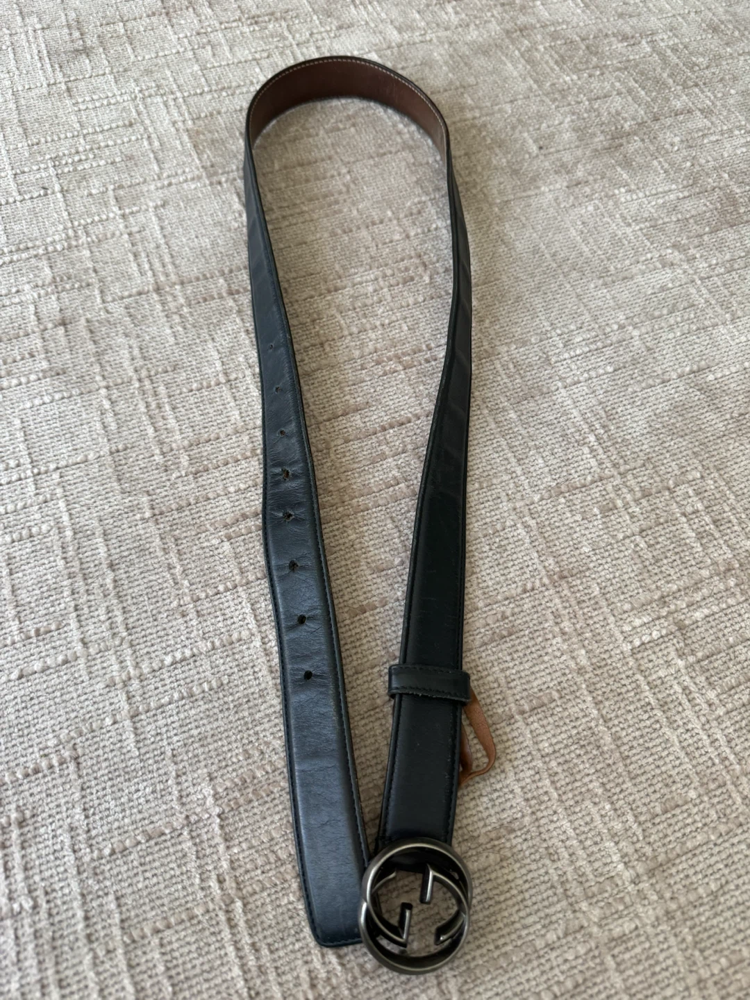 Authentic Gucci Interlocking G Leather Belt made in Italy - photo 4