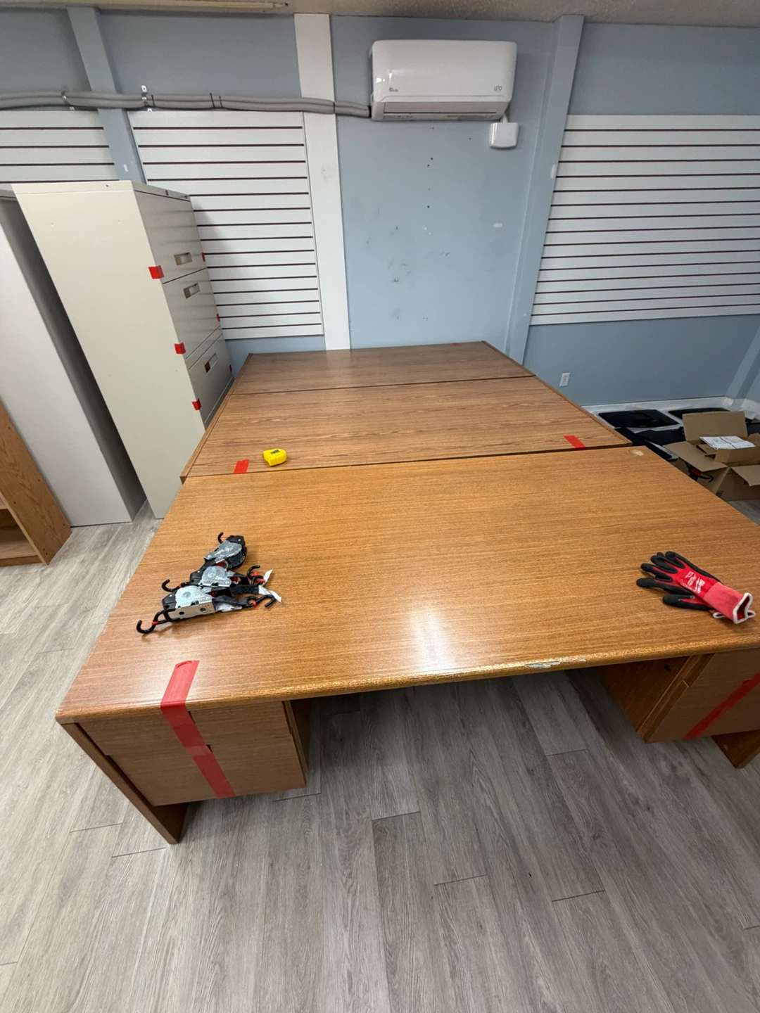 Large Wooden Office Desk
