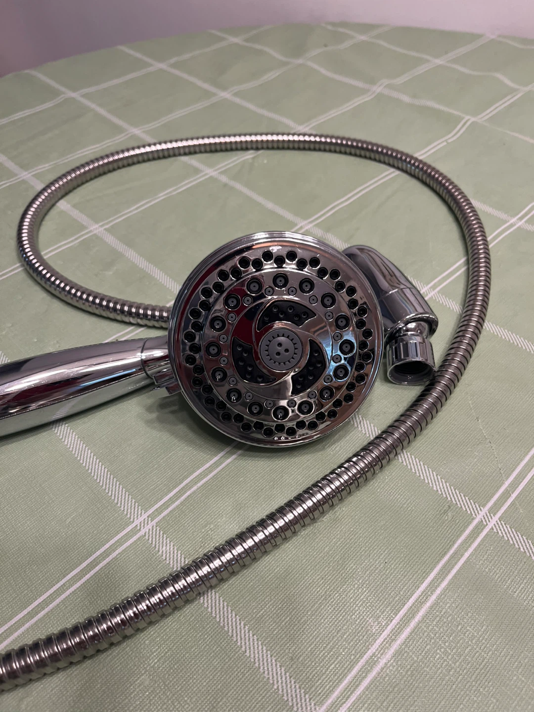 Chrome Handheld Shower Head with Hose - photo 3