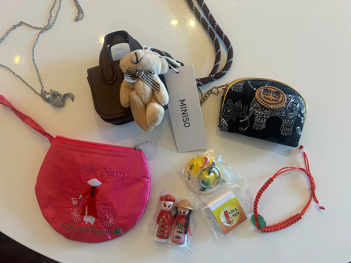 Assorted Souvenirs and Miniso Accessories