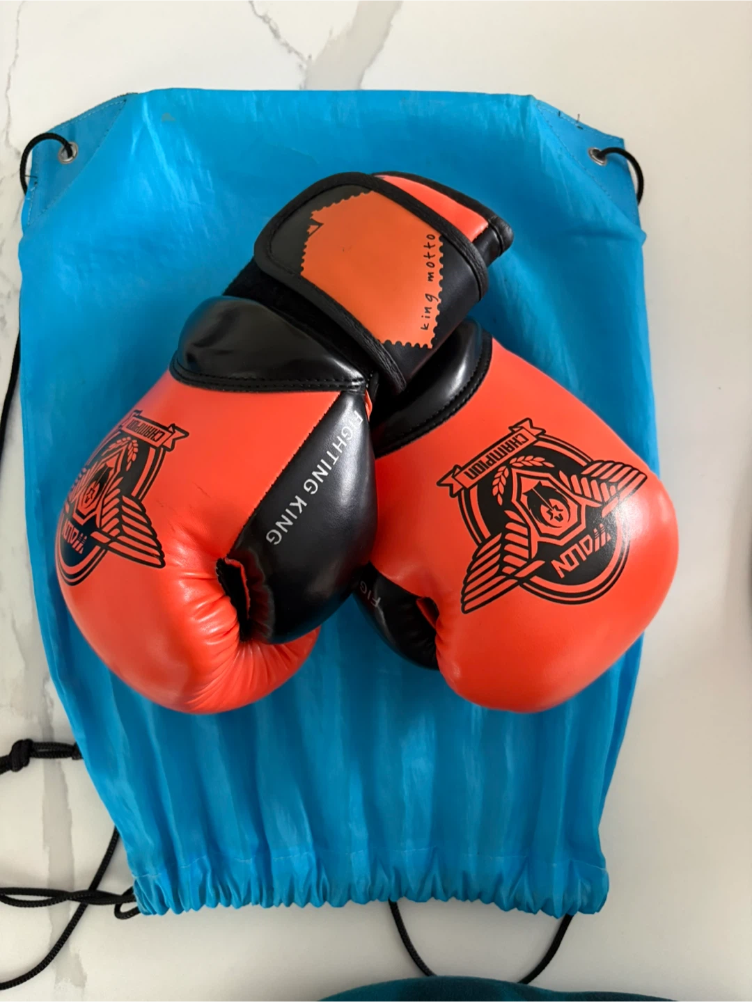 Champion Fighting King Boxing Gloves