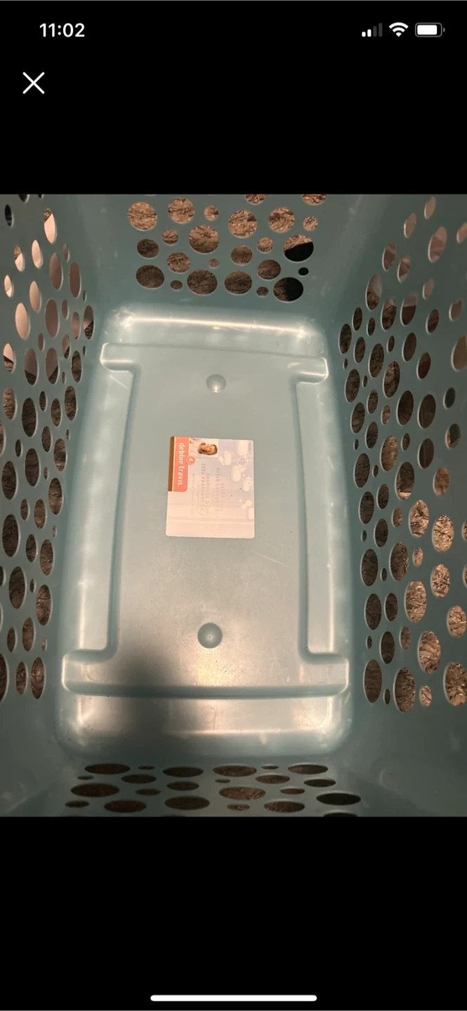 Debbie Travis Blue Laundry Basket