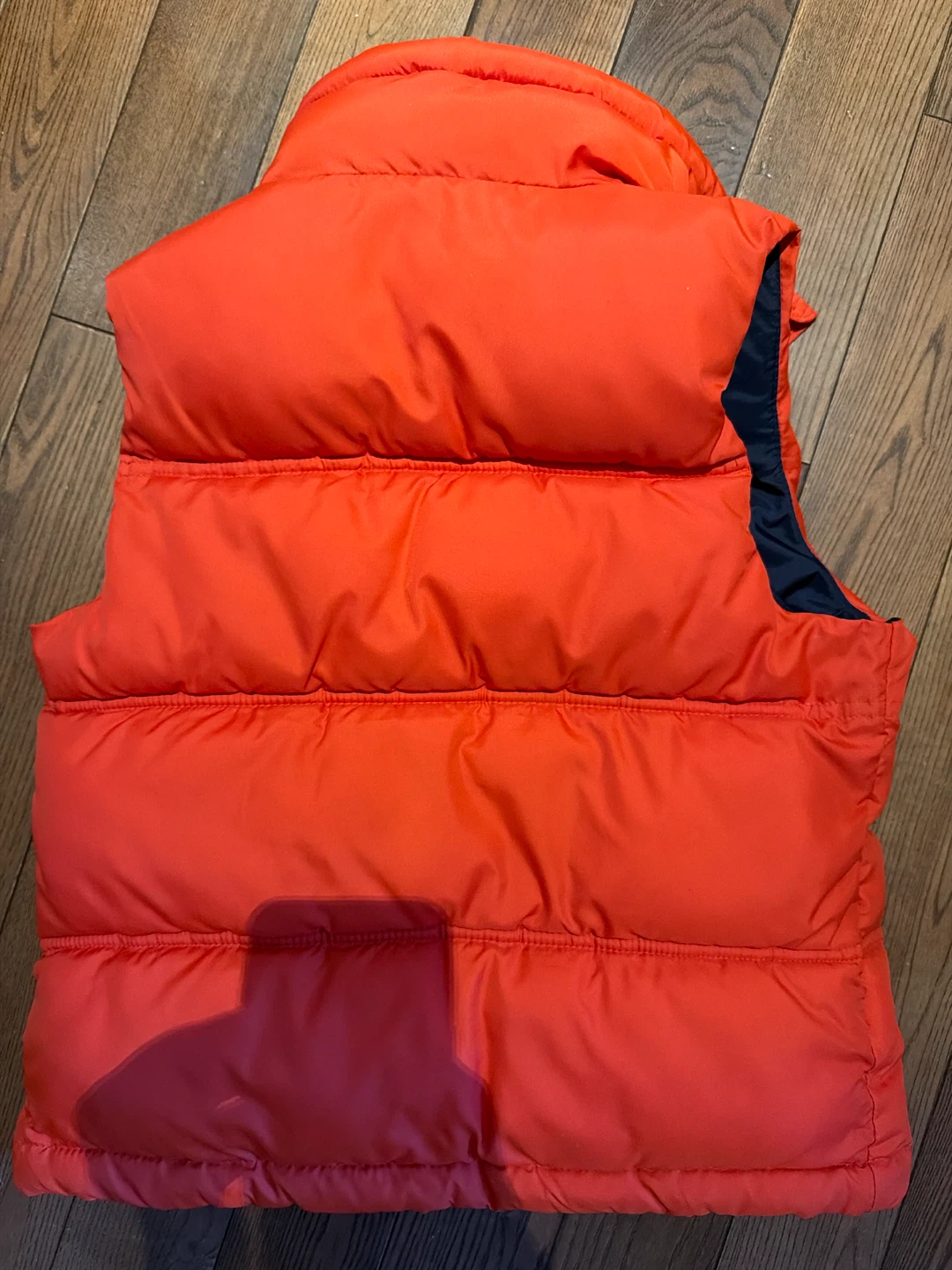 GapKids Orange Puffer Vest, Size Small (6-7) - photo 2