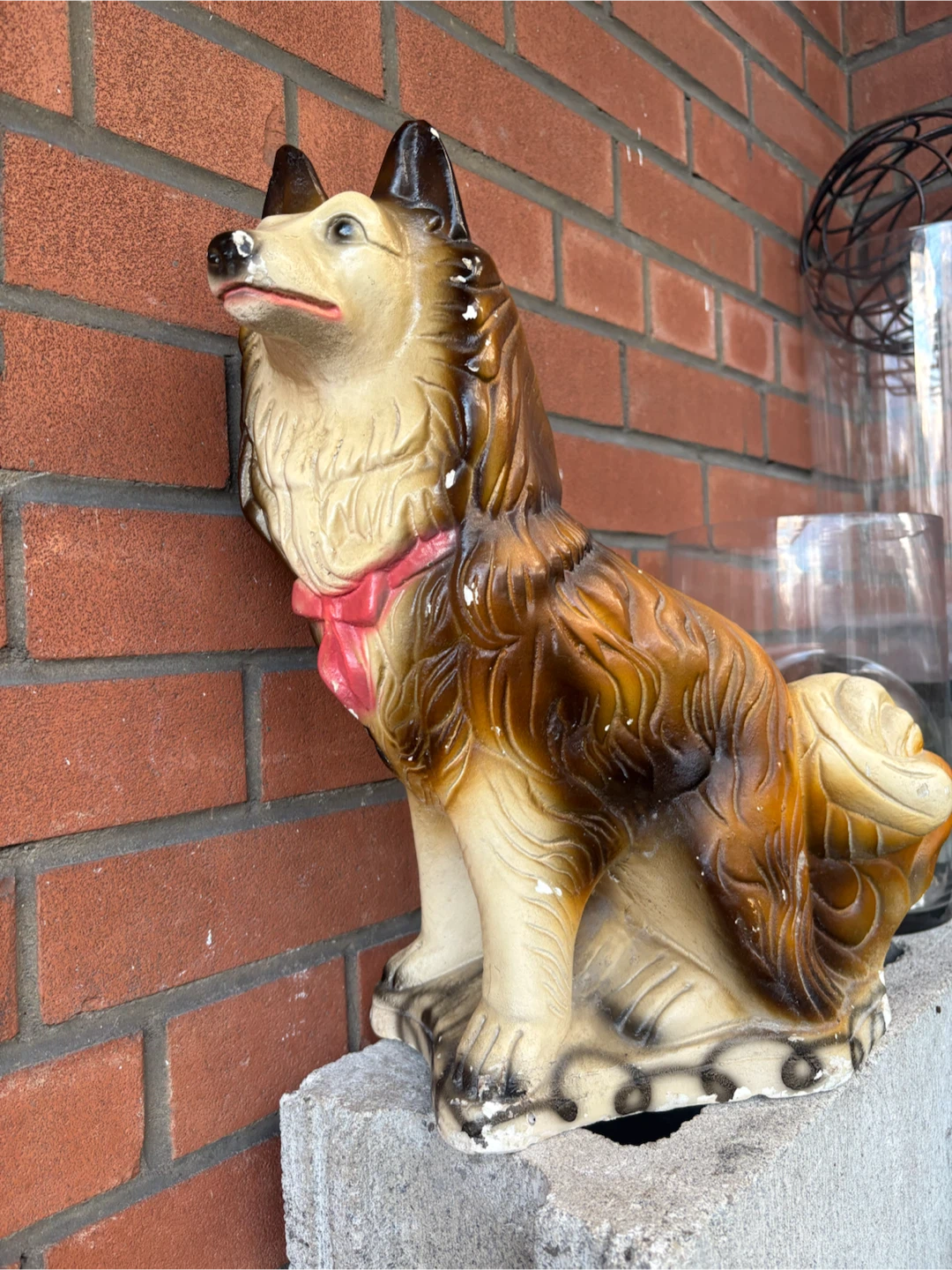Vintage Ceramic Collie Dog Figurine - photo 3