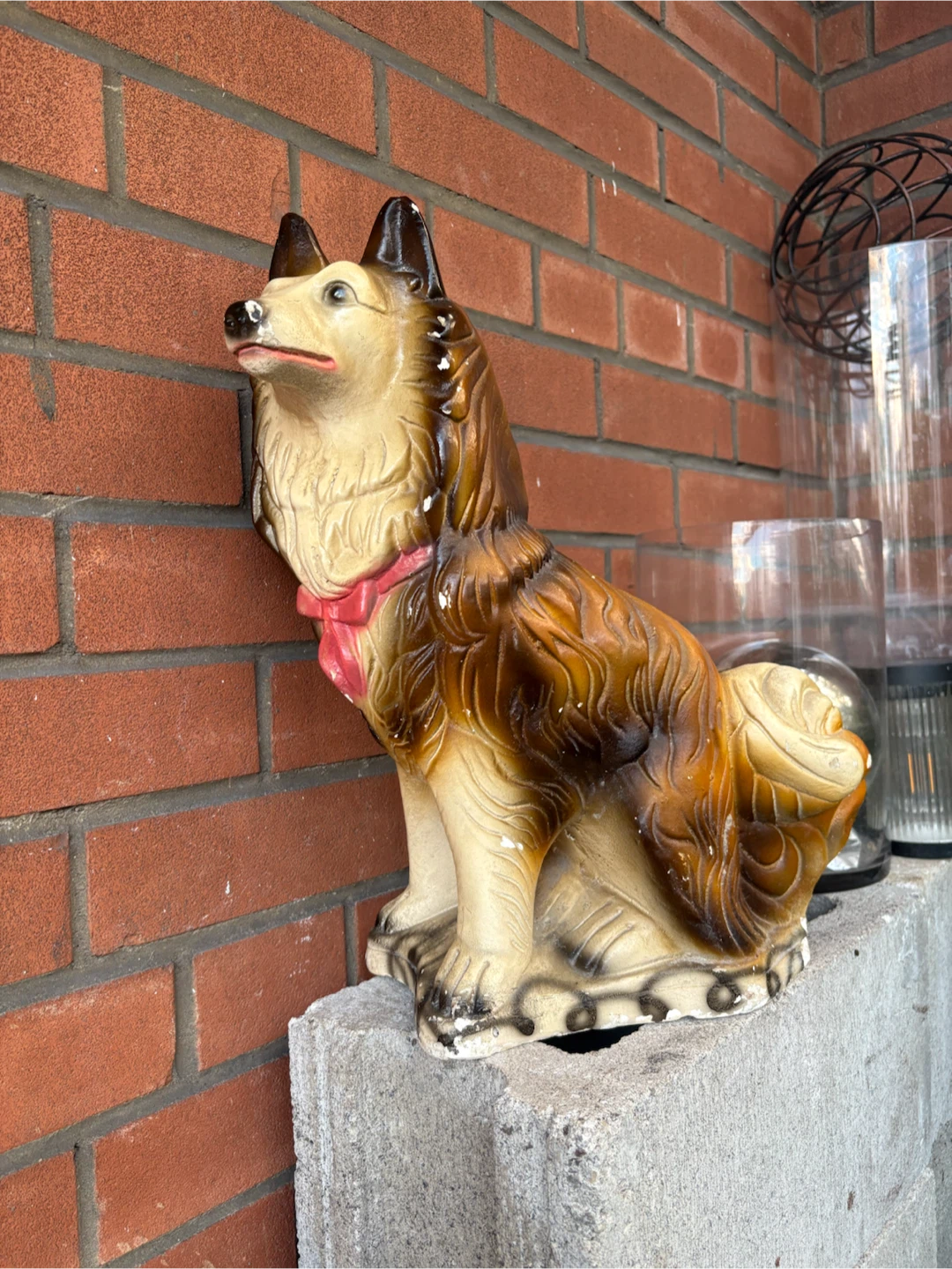 Vintage Ceramic Collie Dog Figurine - photo 5