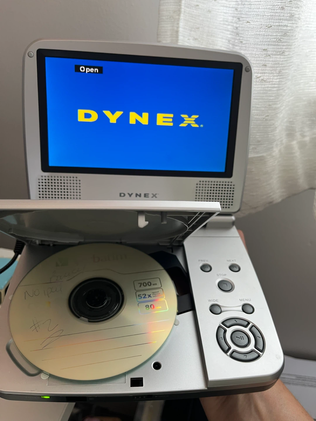 Dynex 7-inch Portable CD Player (DVD does not work) - photo 2