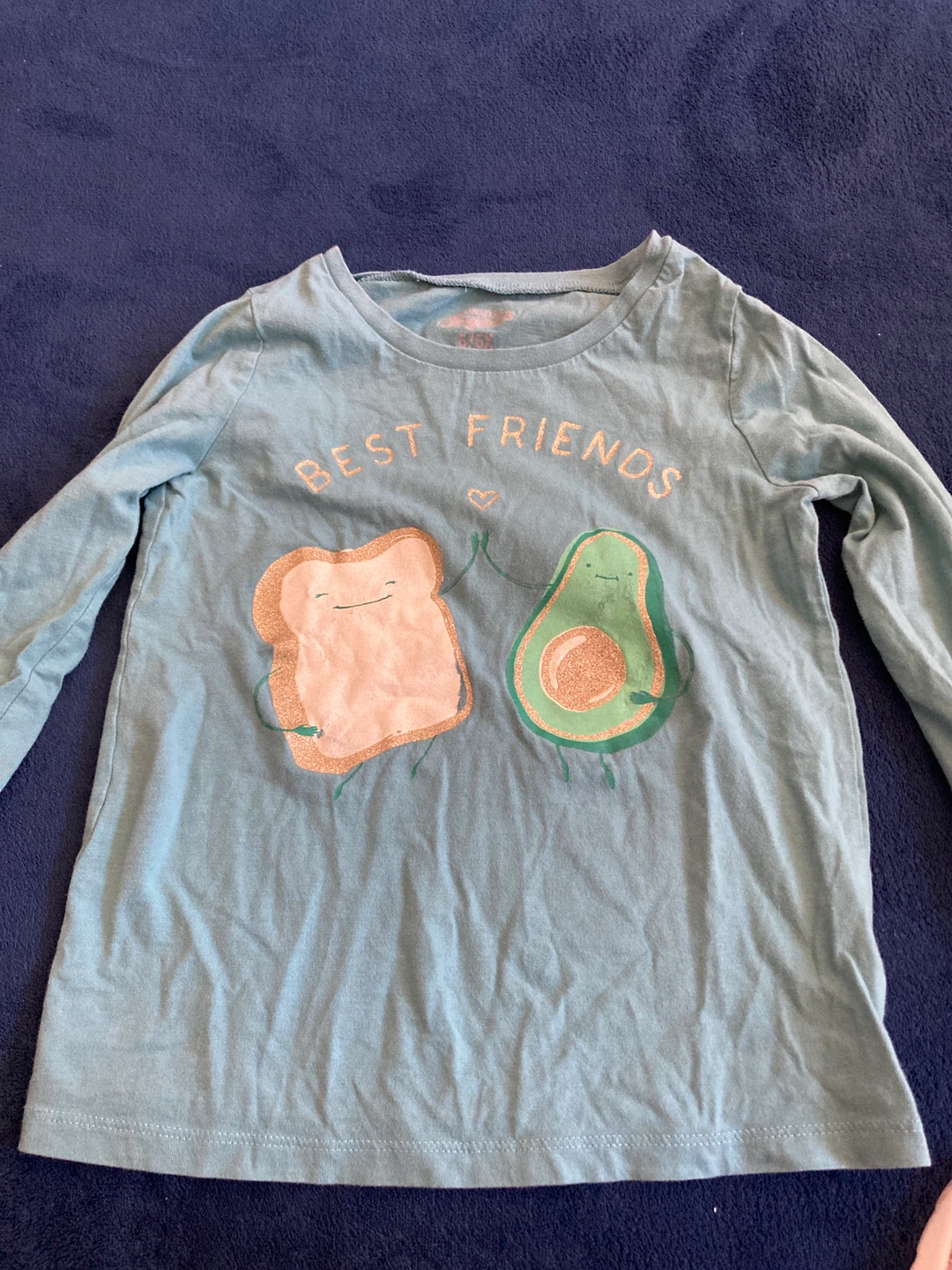 Girls Long Sleeve Best Friends Graphic Tee