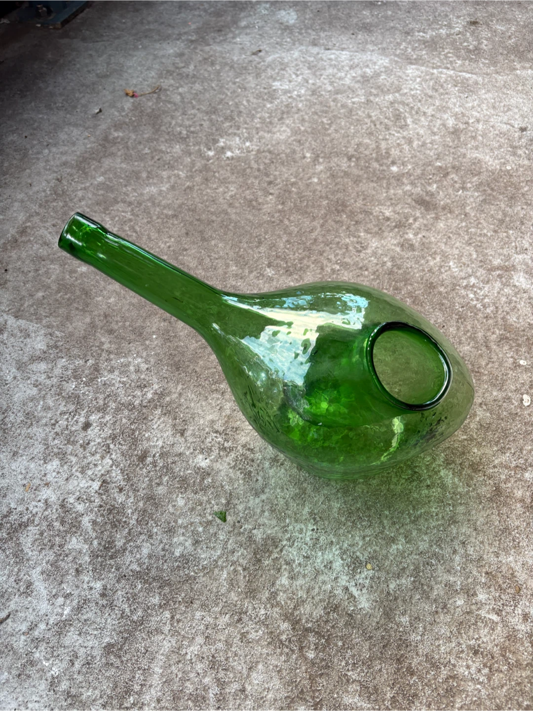 Green Glass Decorative Vase - photo 4