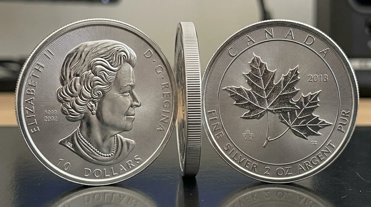 2018 2 oz Silver Maple Leaf Coin