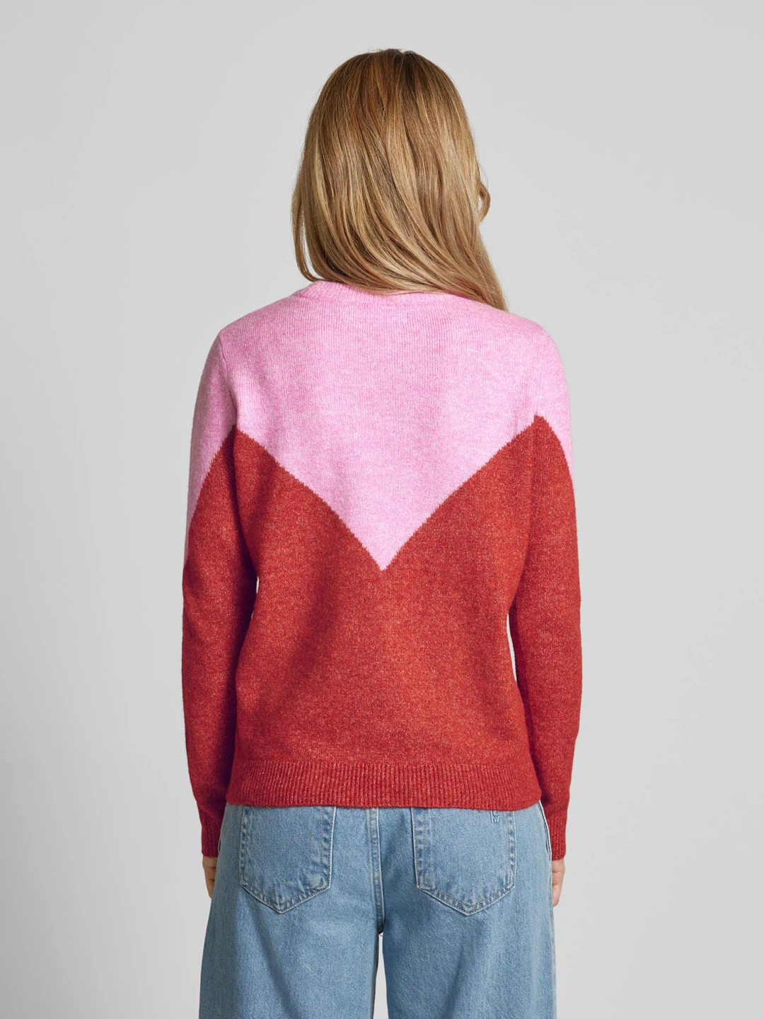 Vero Moda Pink and Red Sweater - Medium - photo 4