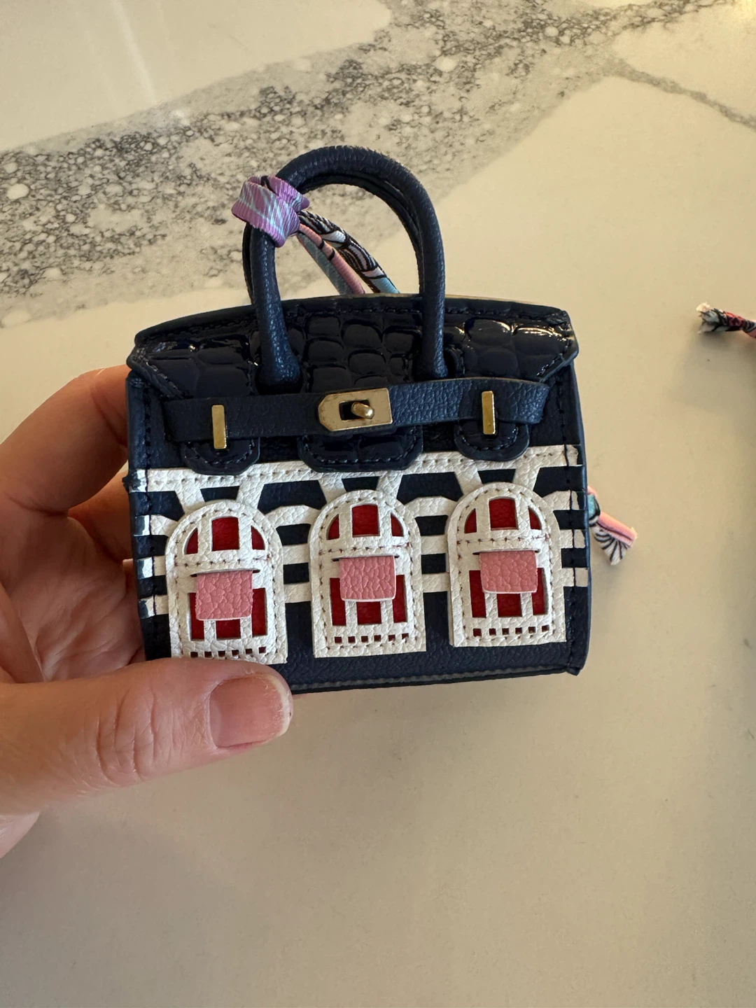 Miniature House Handbag Bag Charm - photo 2