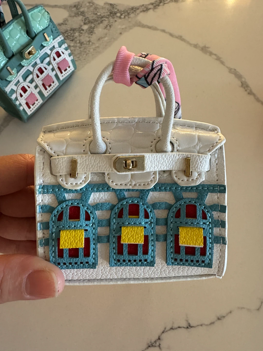 Miniature House Handbag Bag Charm - photo 4