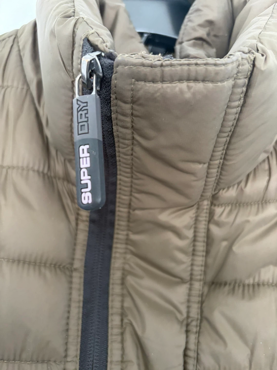Superdry Fuji Puffer Jacket Olive Small - photo 2
