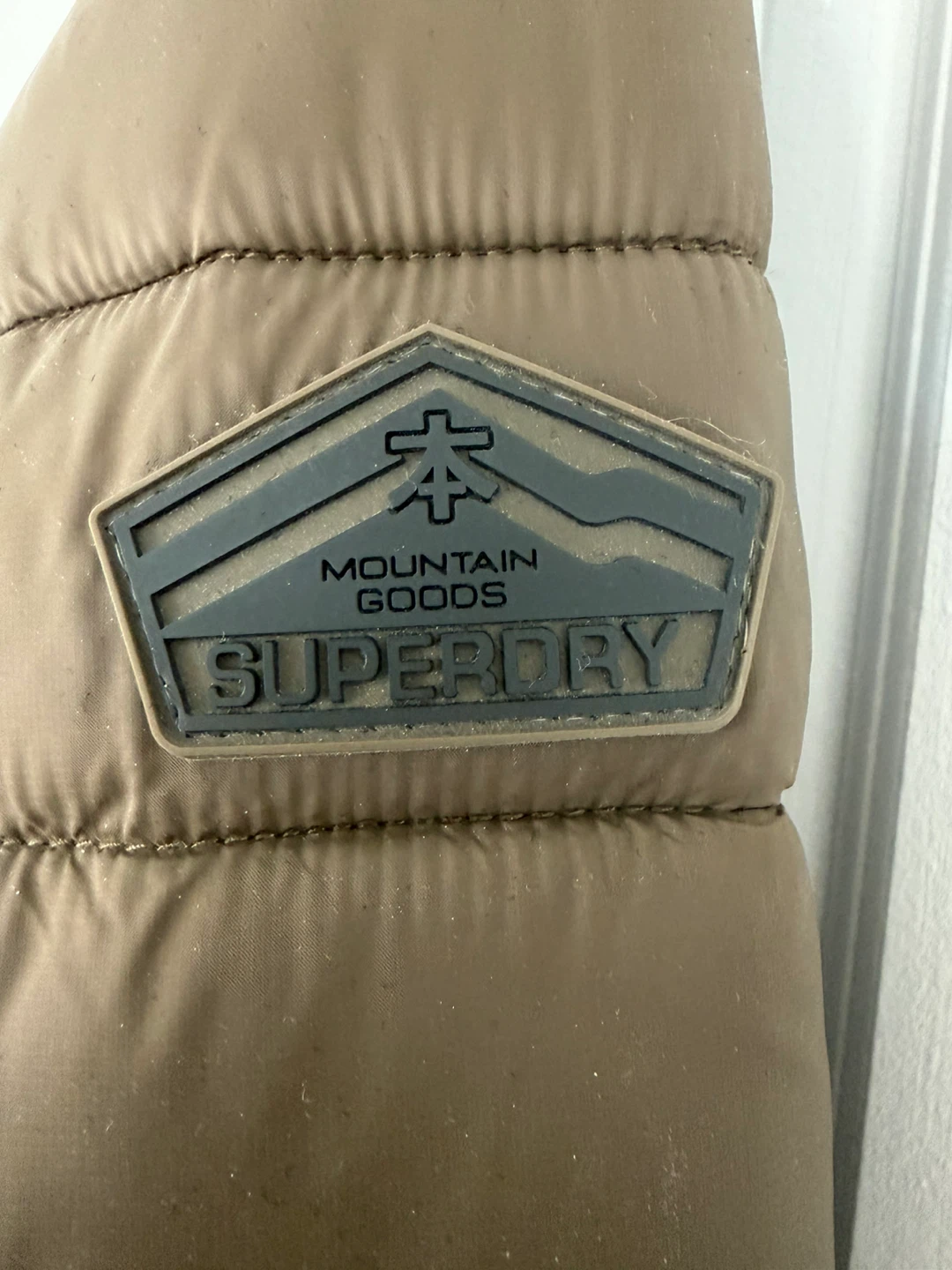 Superdry Fuji Puffer Jacket Olive Small - photo 4