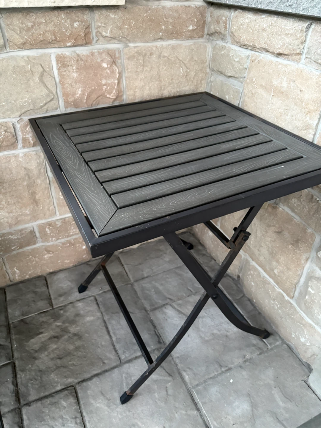 3-Piece Folding Patio Bistro Set - photo 4