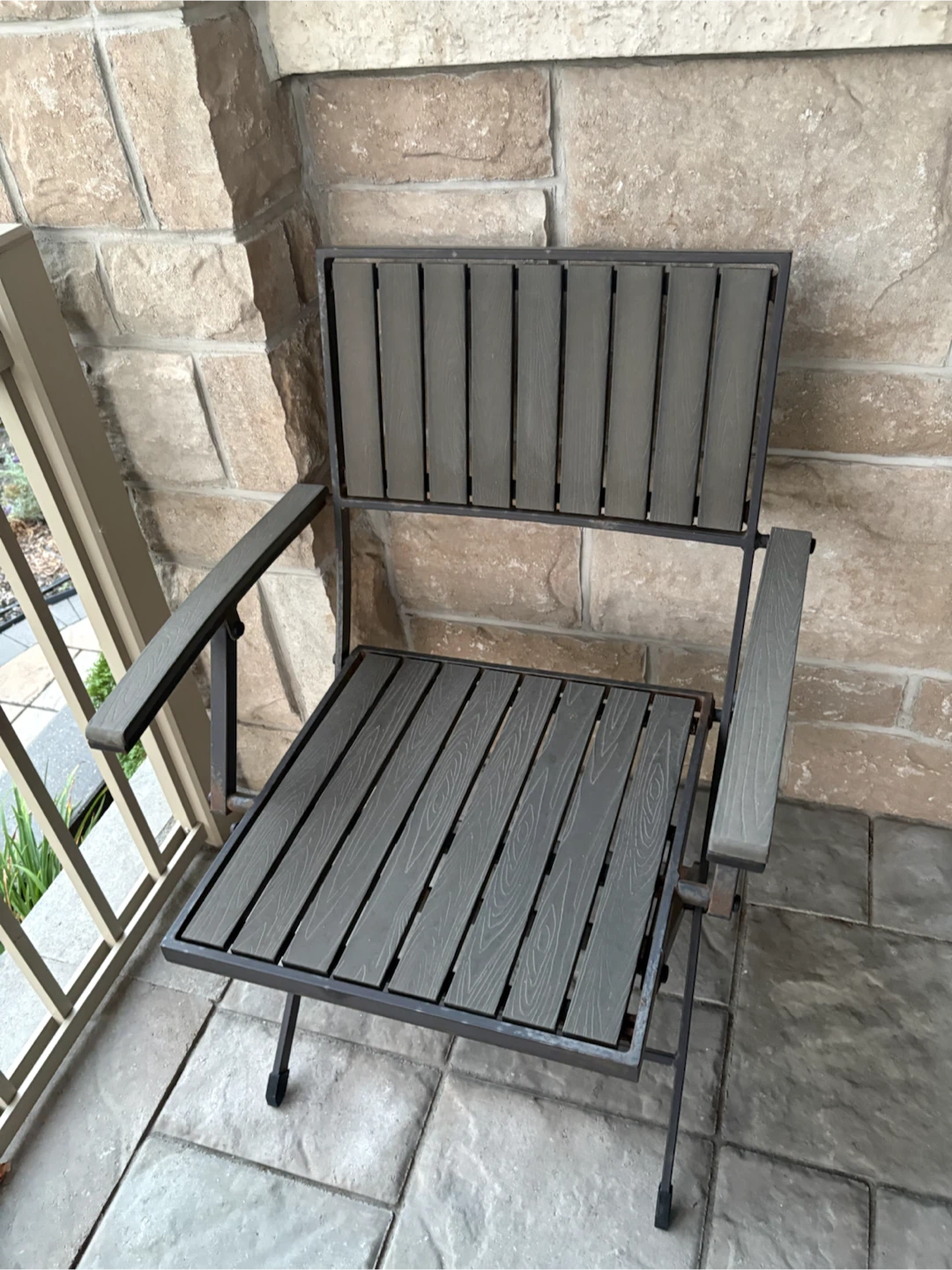 3-Piece Folding Patio Bistro Set - photo 5