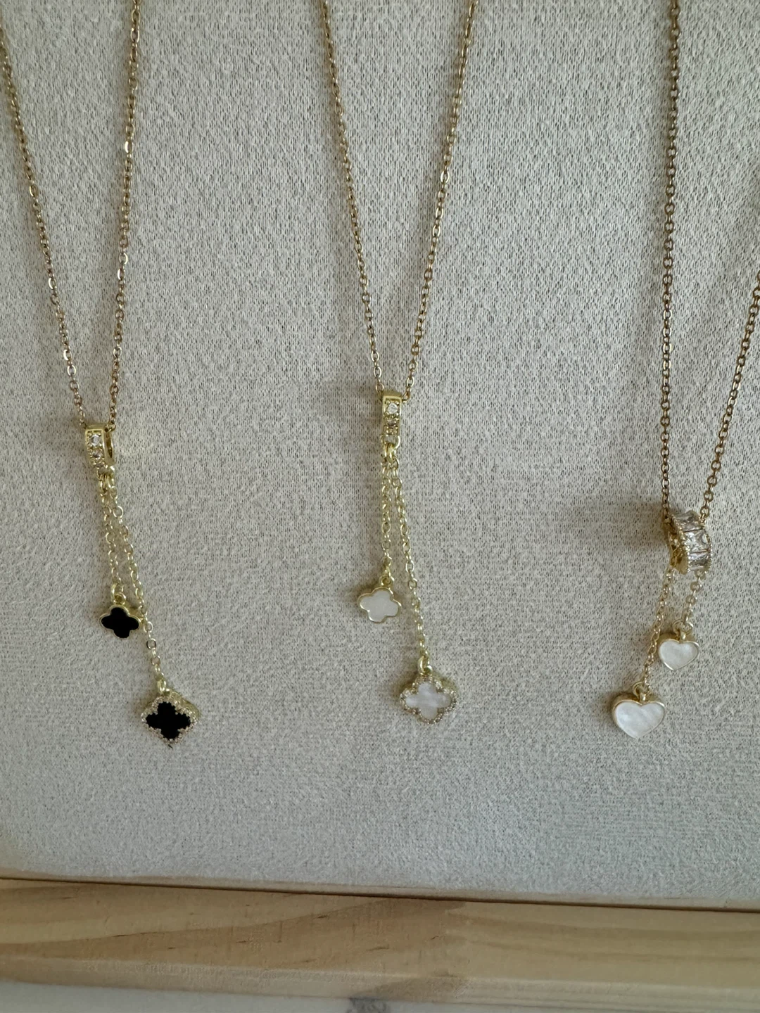 18k gold plated Stainless steel drop necklaces