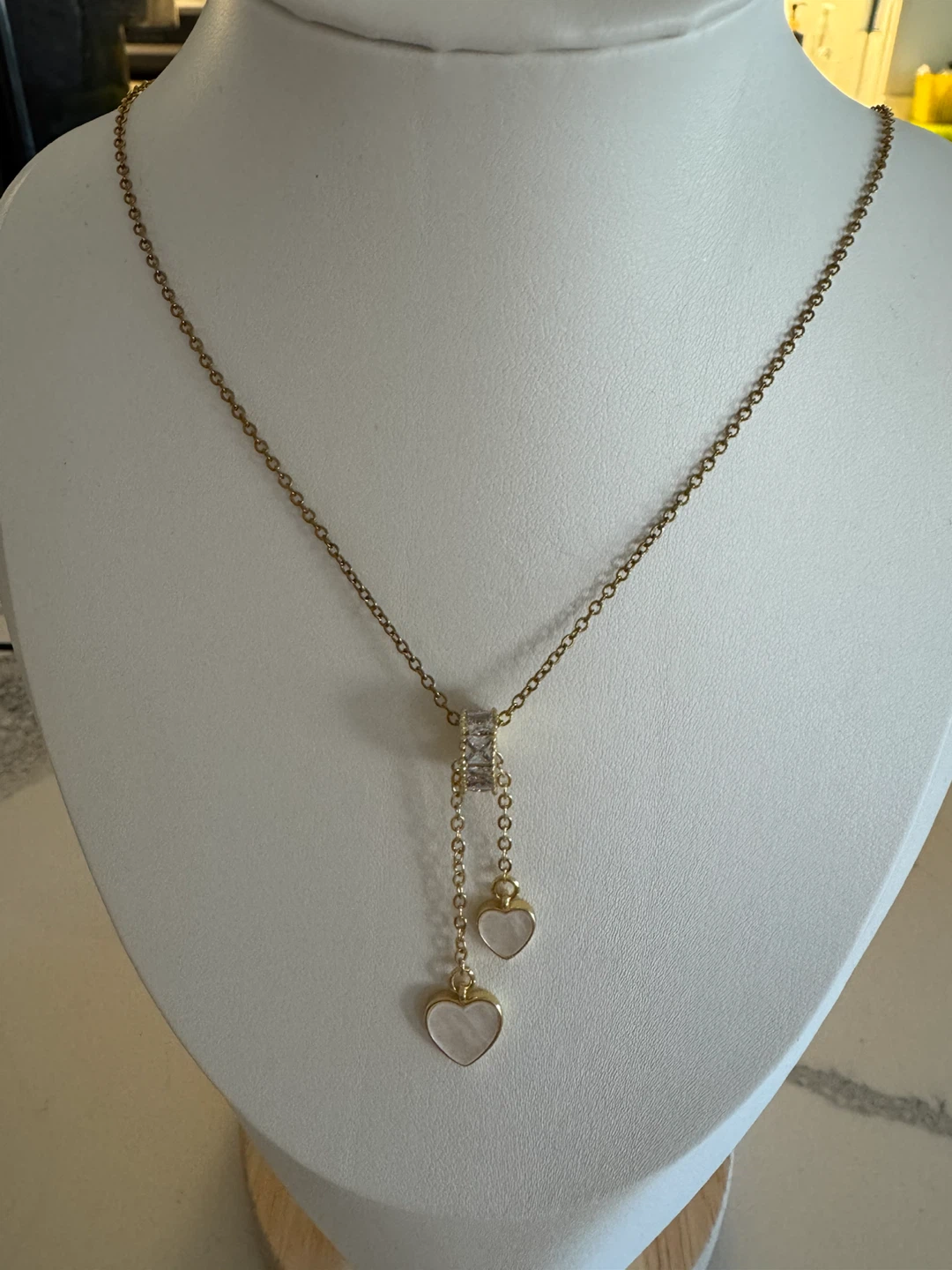 18k gold plated Stainless steel drop necklaces - photo 2