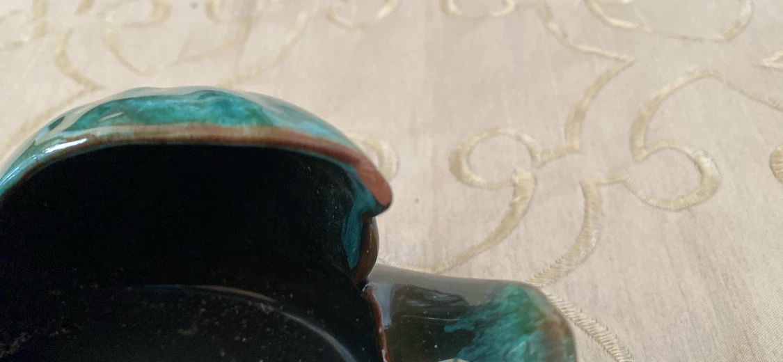 Vintage Blue Mountain Pitcher and Swan with Ivy - photo 5