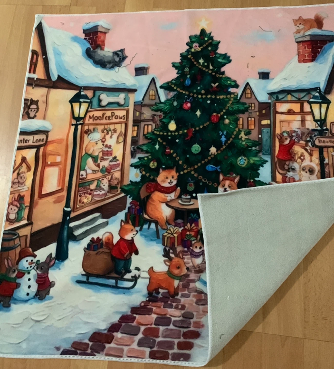 Christmas Themed Animal Tapestry - photo 2