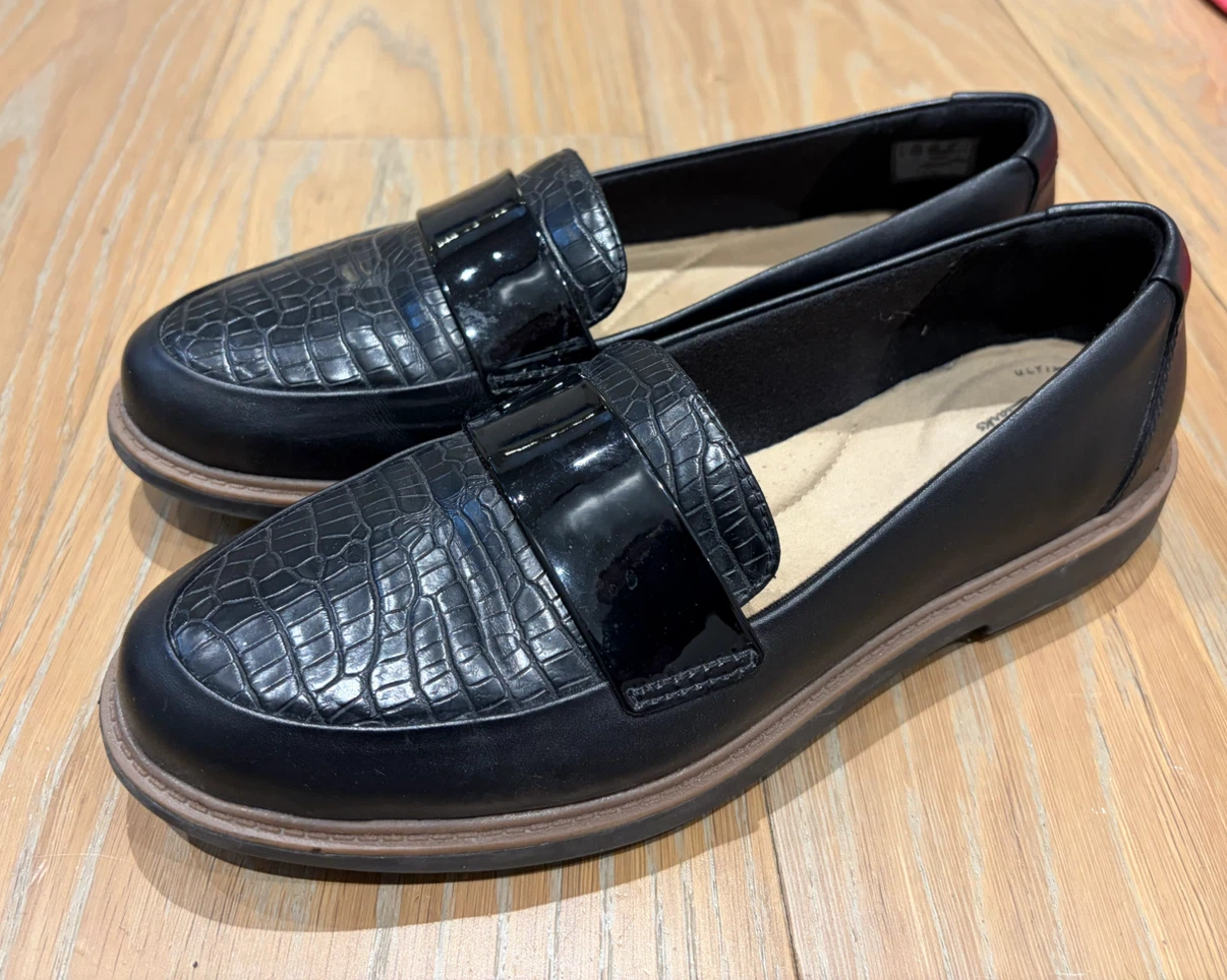 Clarks Black Loafers - photo 2