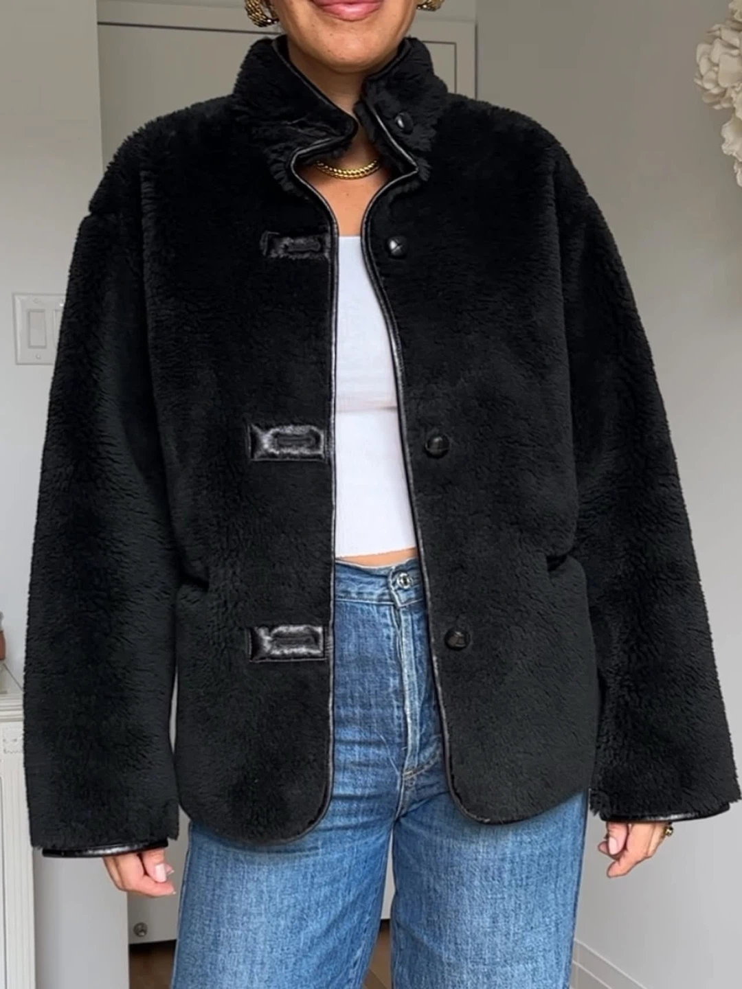 Gap Vegan Sherpa Jacket - photo 2