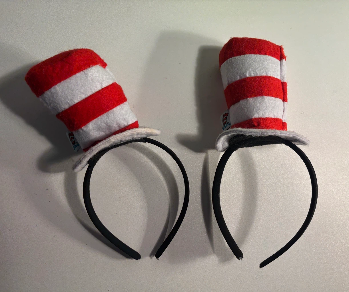Two Dr. Seuss Cat in the Hat Headbands
