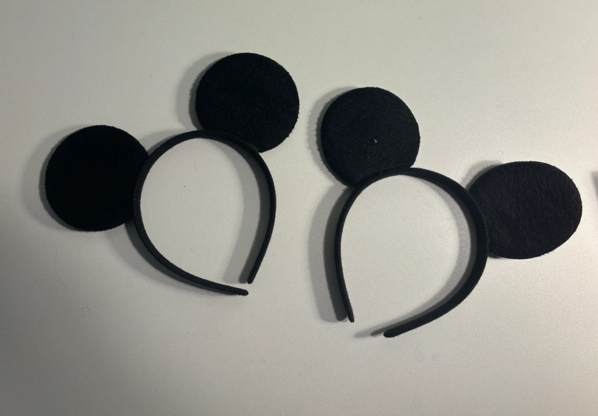Two Mickey Mouse Headbands
