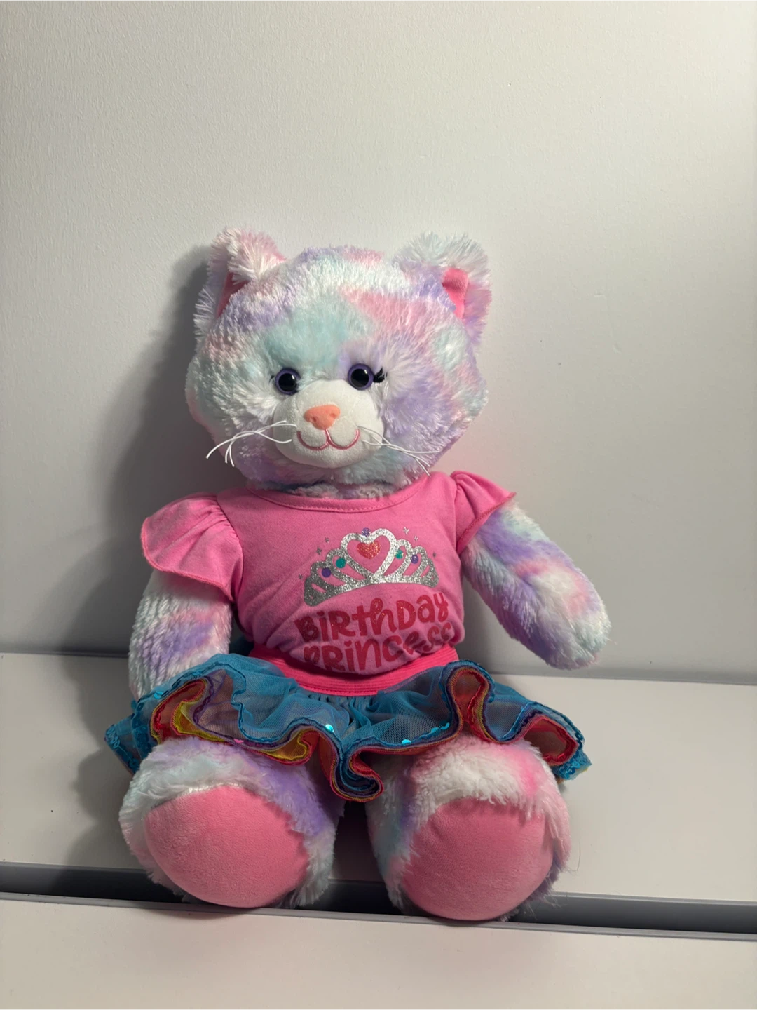 Build-A-Bear Workshop Pastel Tie-Dye Cat