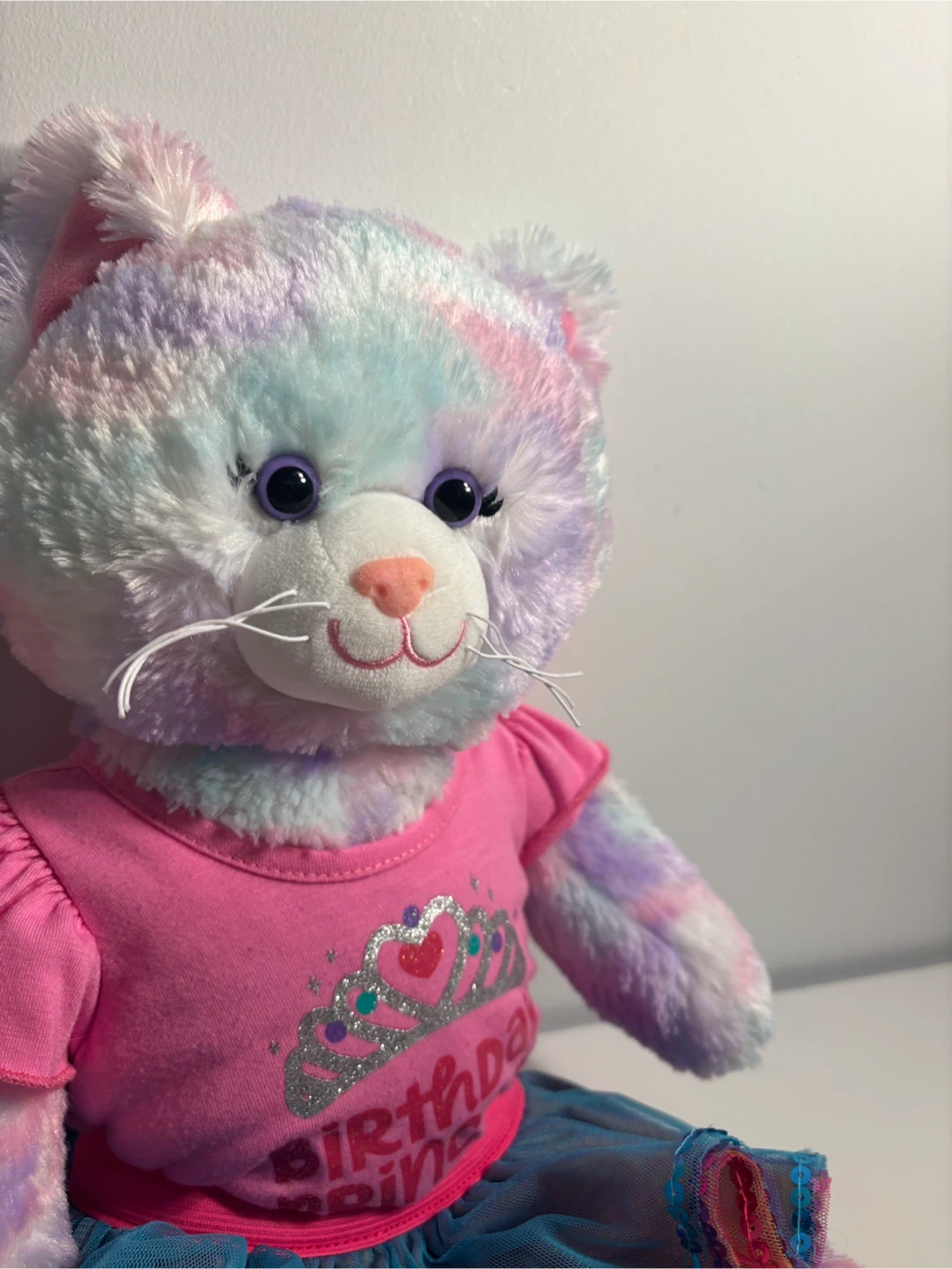 Build-A-Bear Workshop Pastel Tie-Dye Cat - photo 3