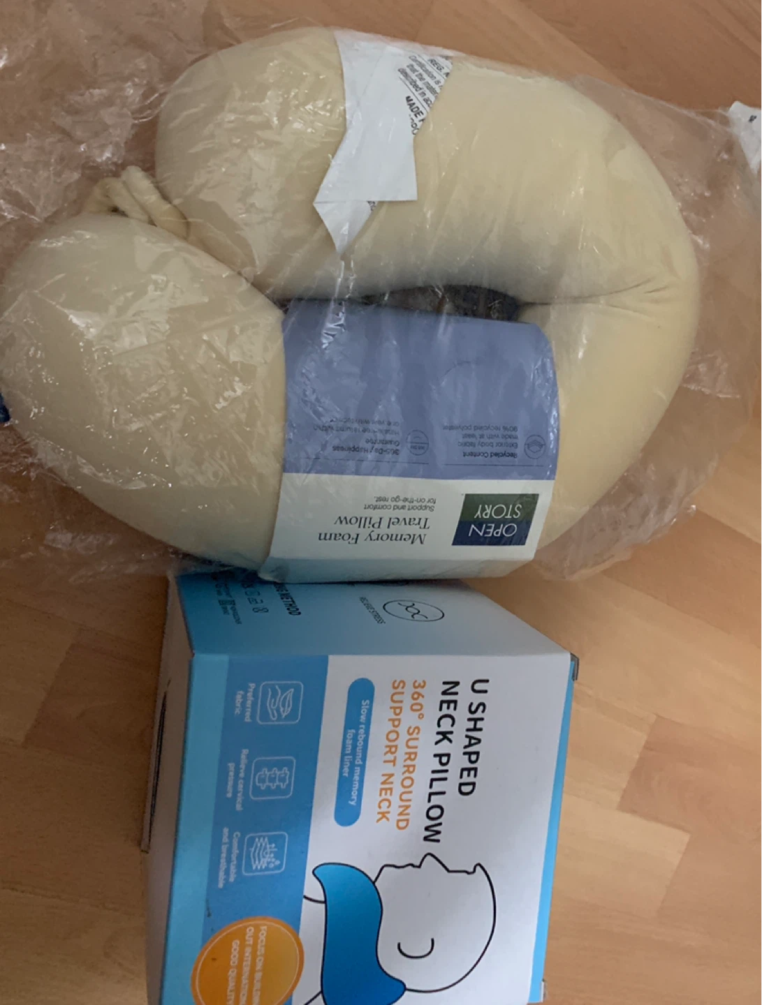 Open Story Memory Foam Travel Pillow