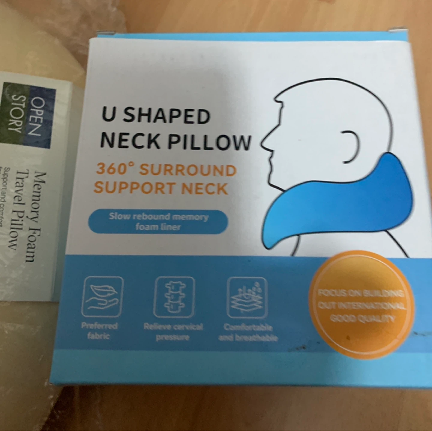 Open Story Memory Foam Travel Pillow - photo 2
