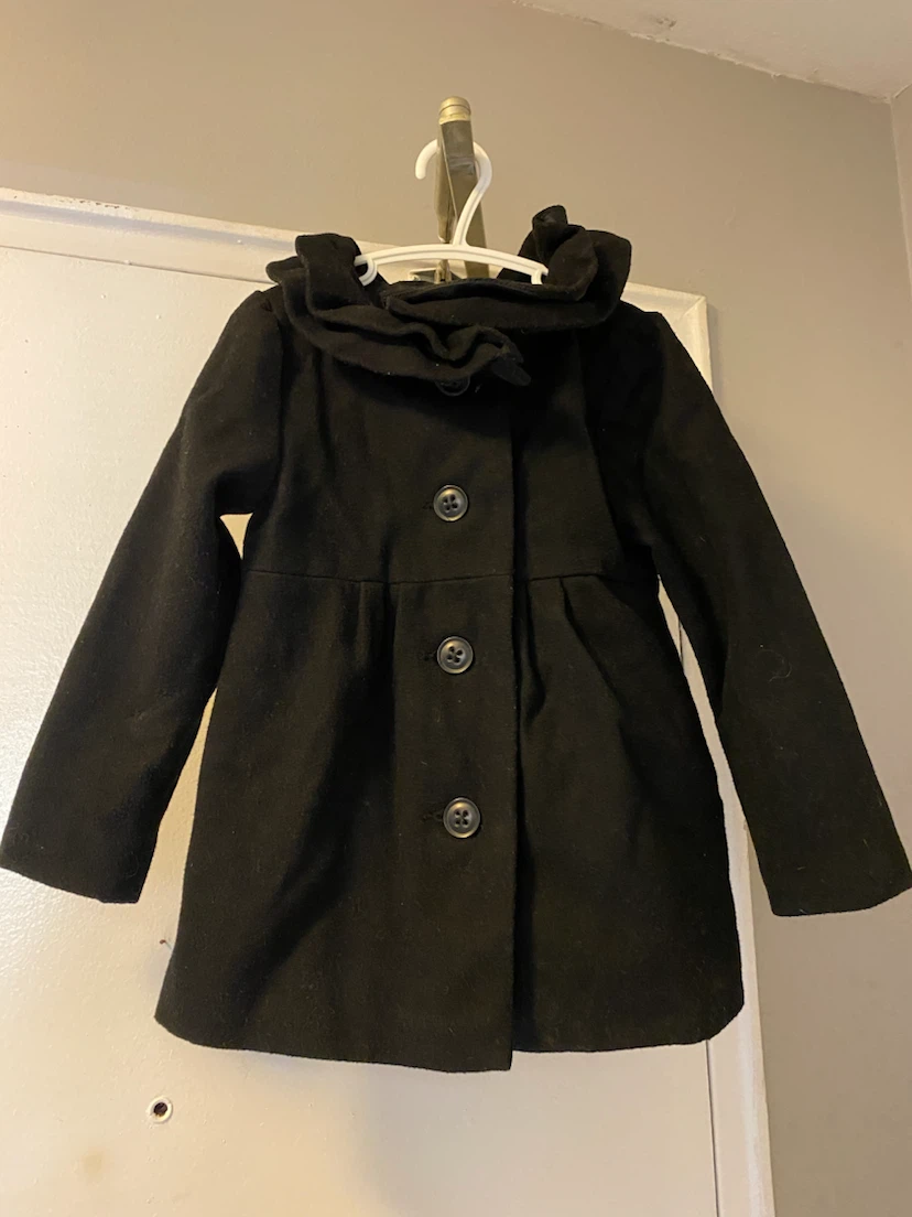 Old Navy Black Toddler Coat 5T