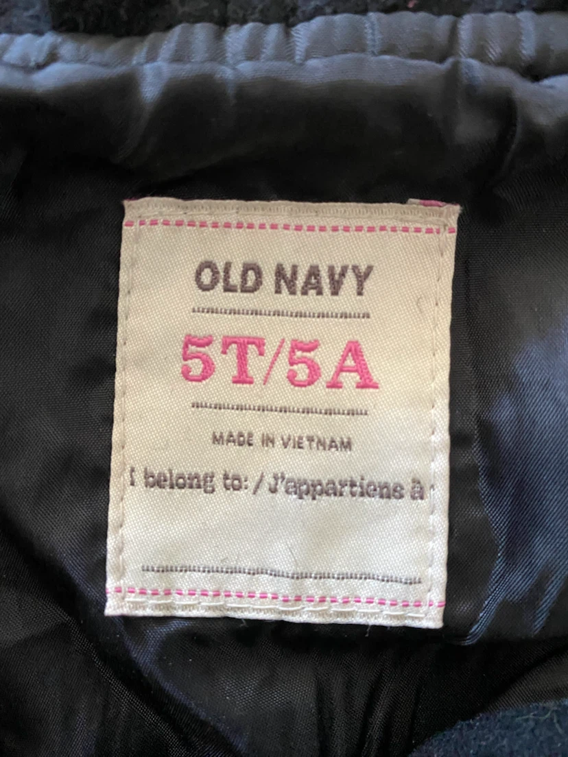Old Navy Black Toddler Coat 5T - photo 3
