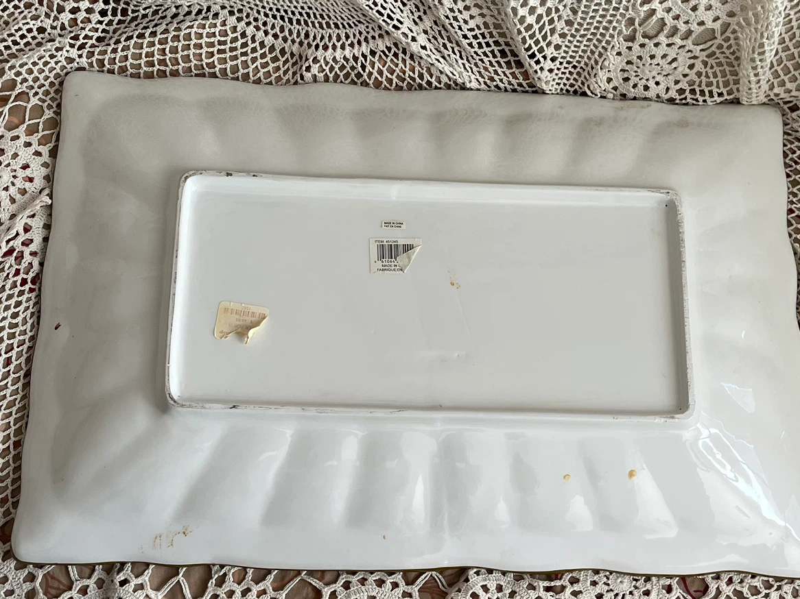 Large Ceramic Sunflower Serving Platter - photo 3