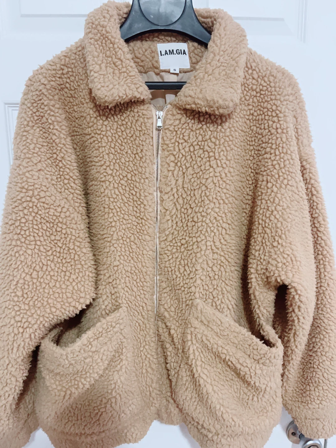 I.AM.GIA Tan Teddy Jacket