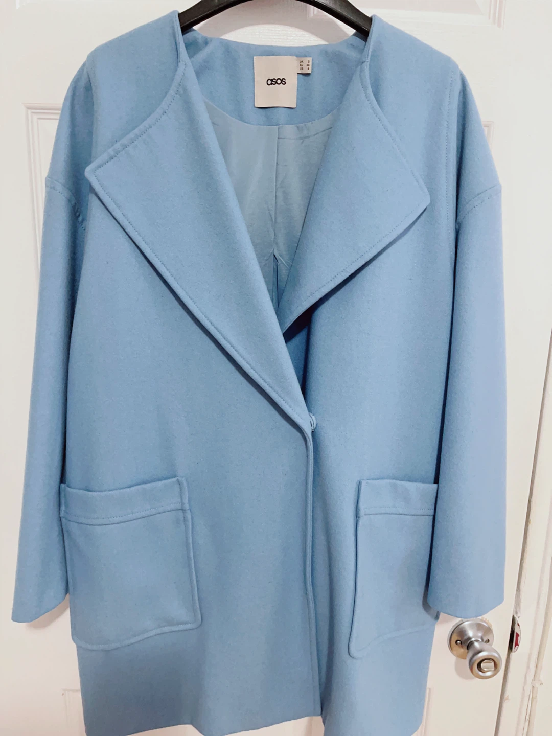 ASOS Light Blue Coat